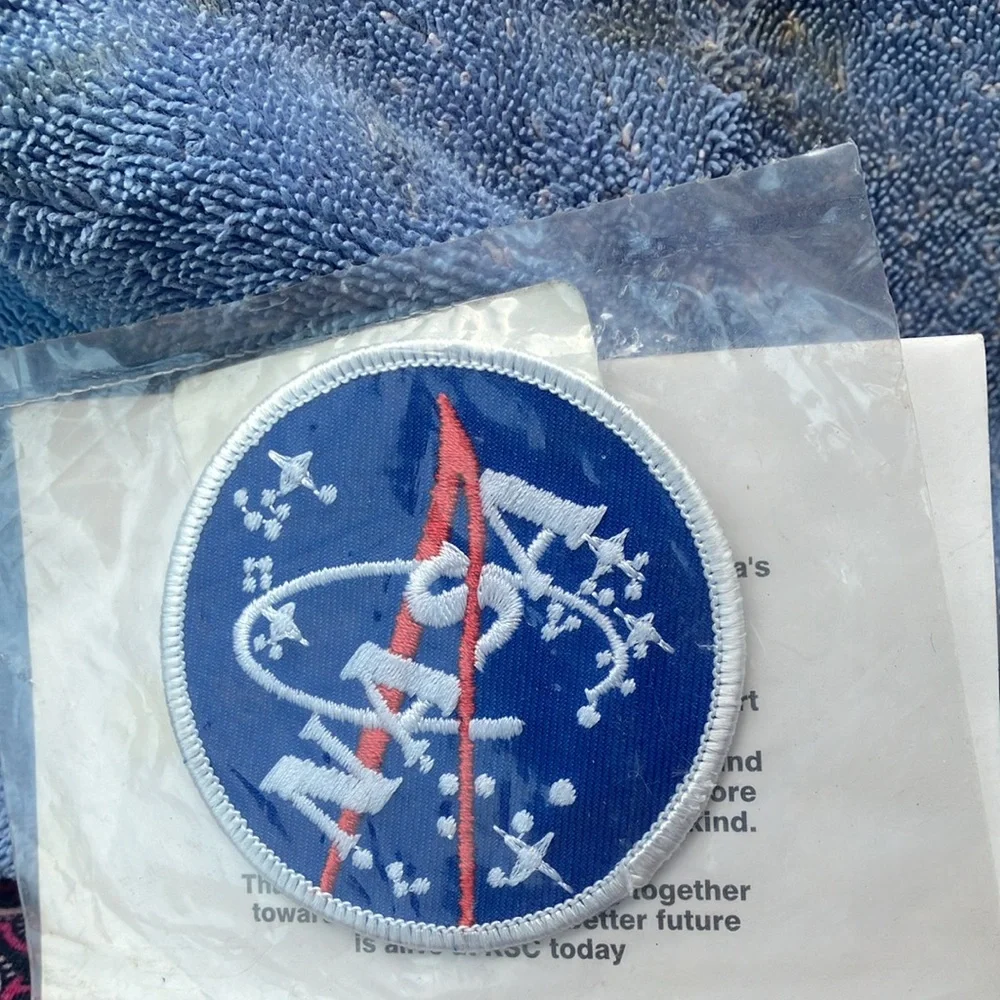 NASA Blue and White Patch